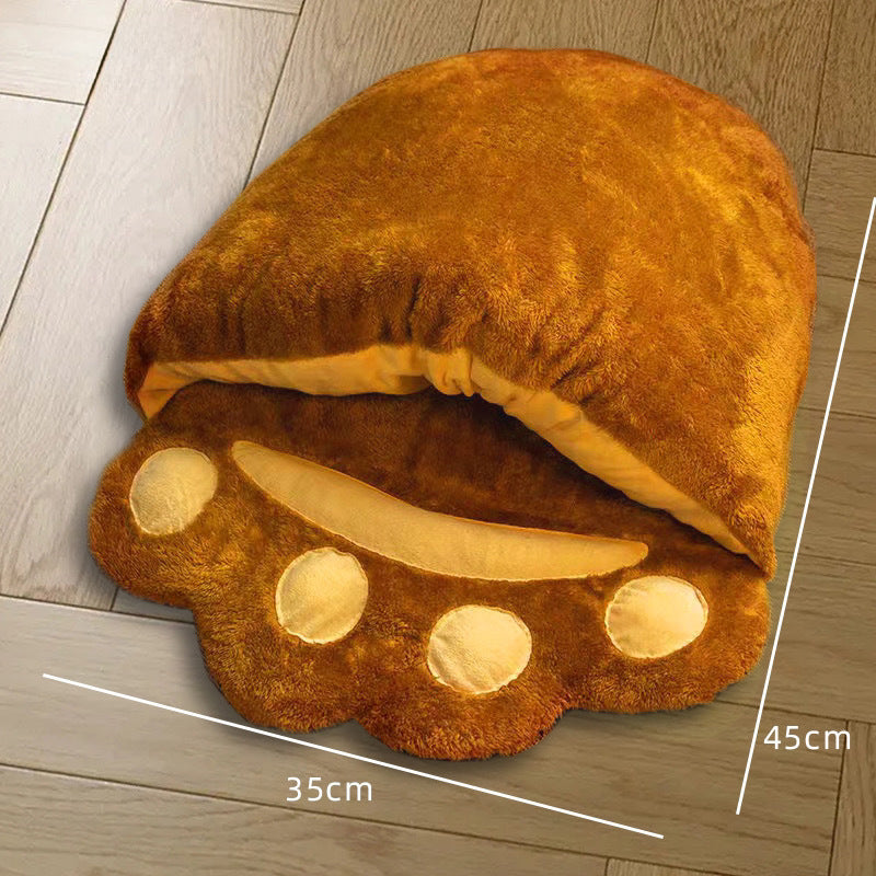 Thickened Doghouse Semi Enclosed Cold Proof Winter All