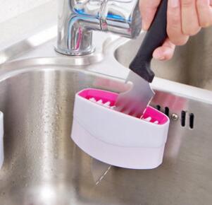 Creative Kitchen Knife And Fork Cleaning Brush