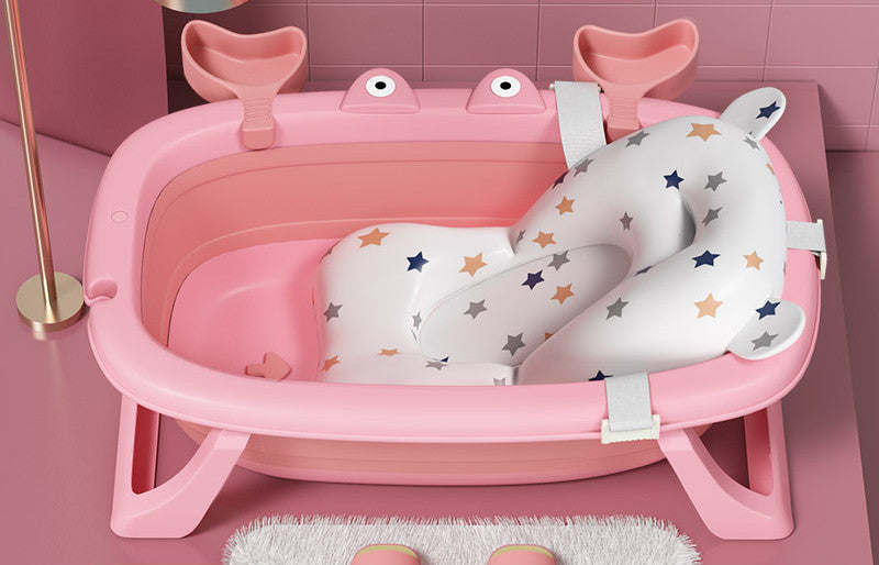 Foldable Baby Bathtub — Portable Newborn Bath Tub