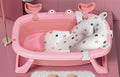 Foldable Baby Bathtub — Portable Newborn Bath Tub