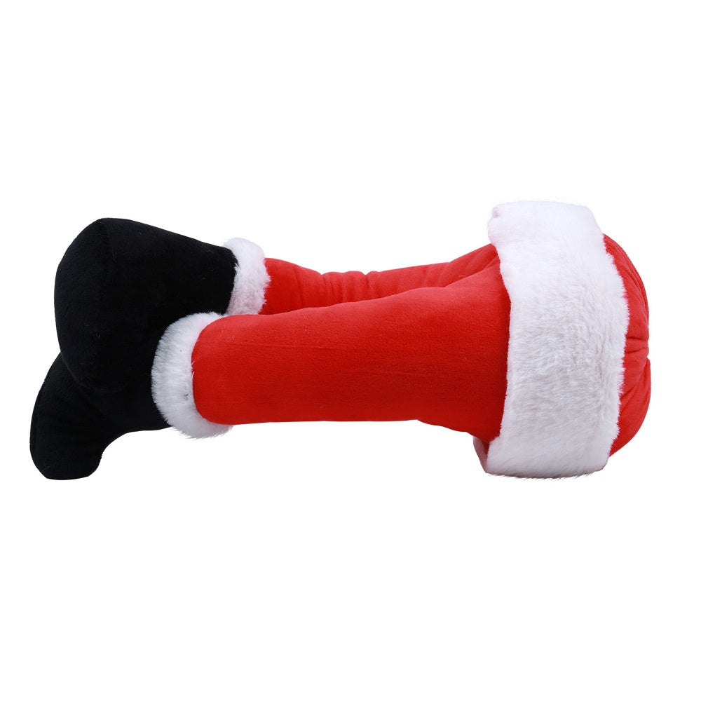 Christmas Elf Legs Garden Decoration — Funny Outdoor Xmas Decor