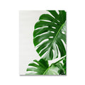 Green Plant Canvas Wall Art — Botanical Home Decor Print