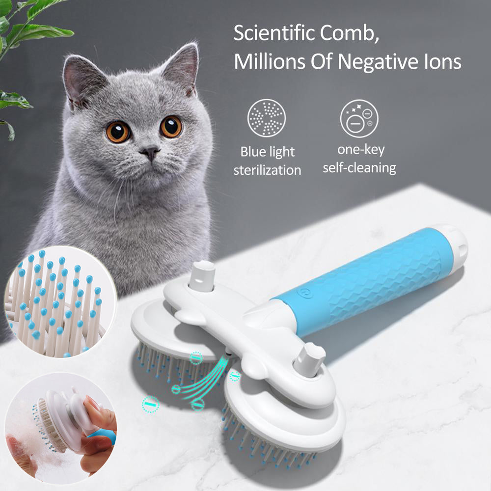 Self-Cleaning Pet Slicker Brush