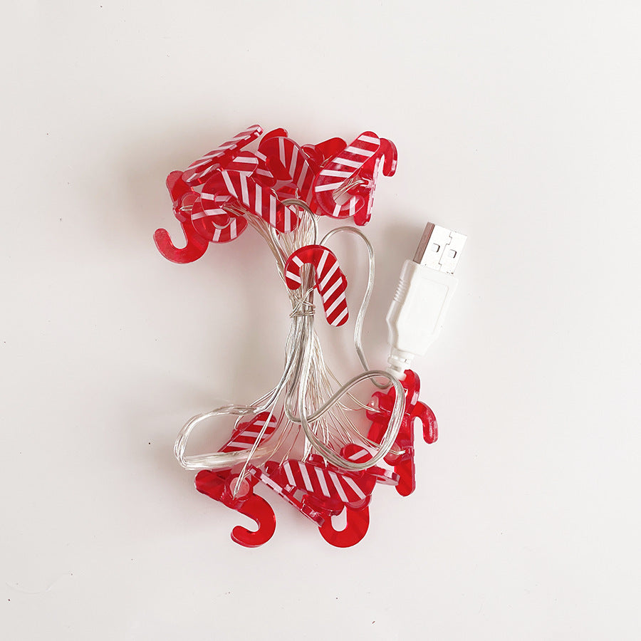 Christmas Gift Bell Christmas Tree Elk Maple Leaf Crutch