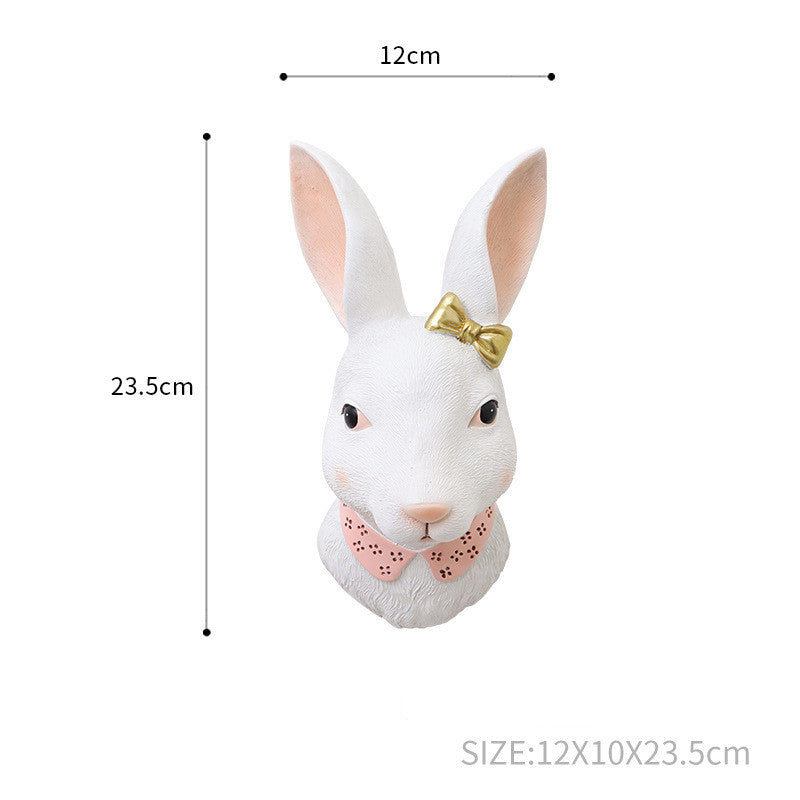 Cartoon Rabbit Wall Decor — Cute Kids Room & Nursery Art