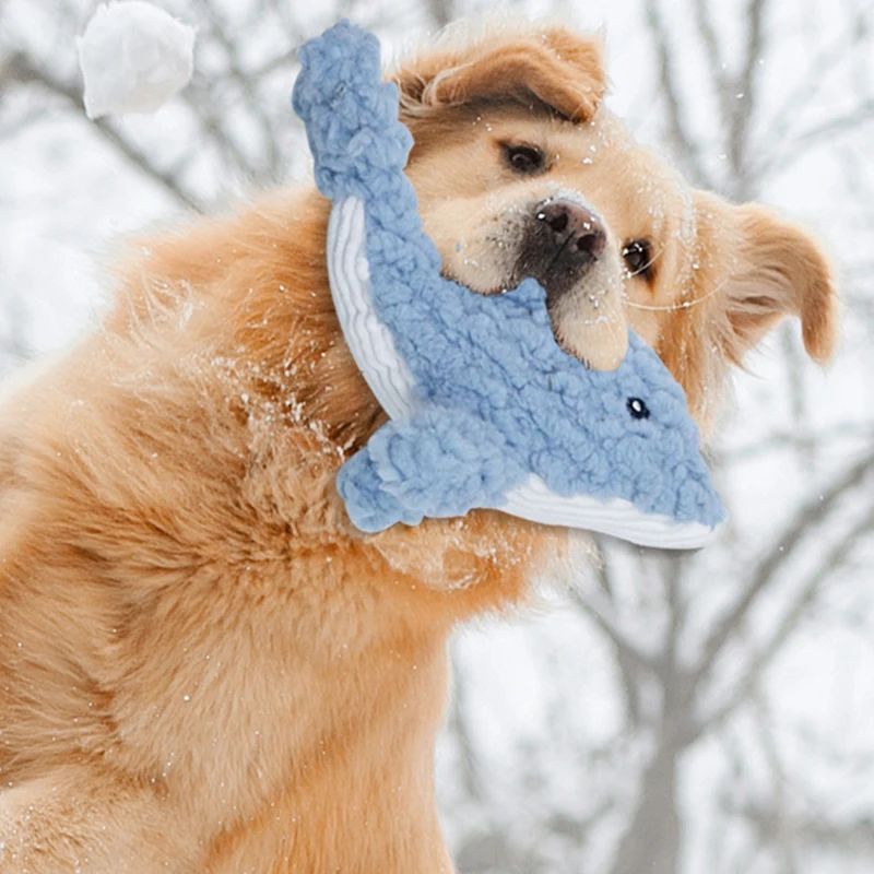 Plush Animal Shape Dog Chew & Bite Toy