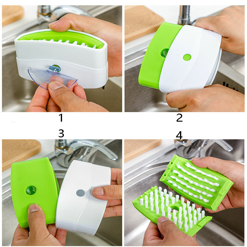 Creative Kitchen Knife And Fork Cleaning Brush