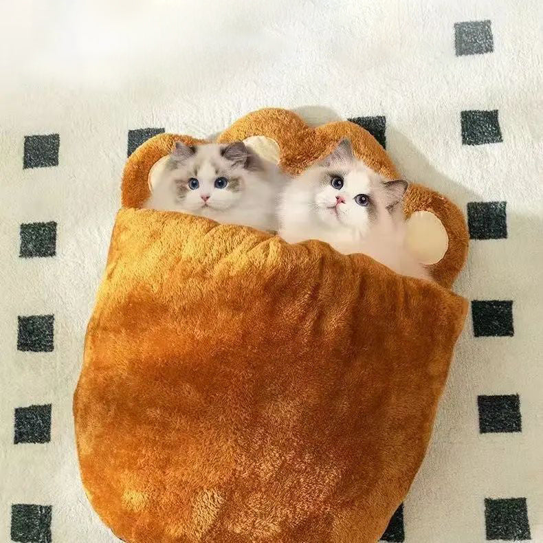 Thickened Doghouse Semi Enclosed Cold Proof Winter All