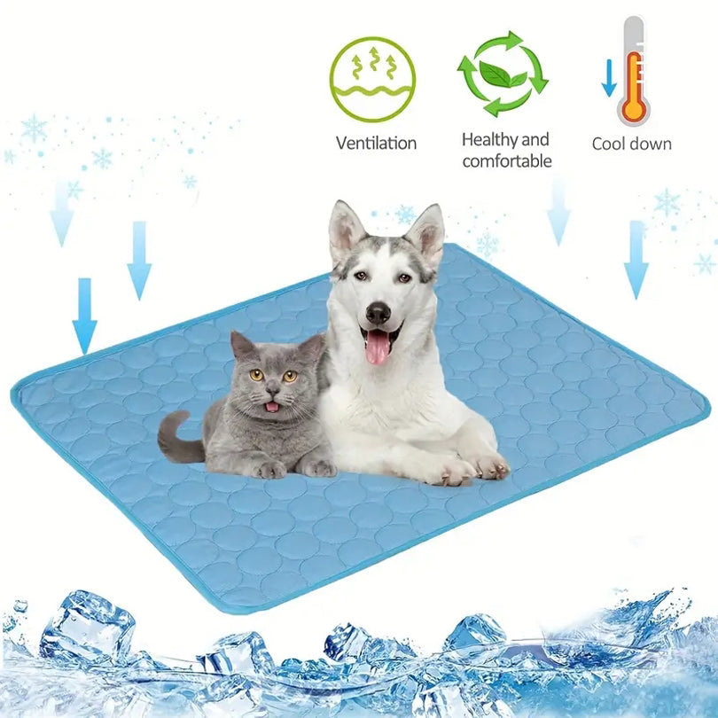 Dog Cooling Mat Summer Pets Cold Bed Extra Large