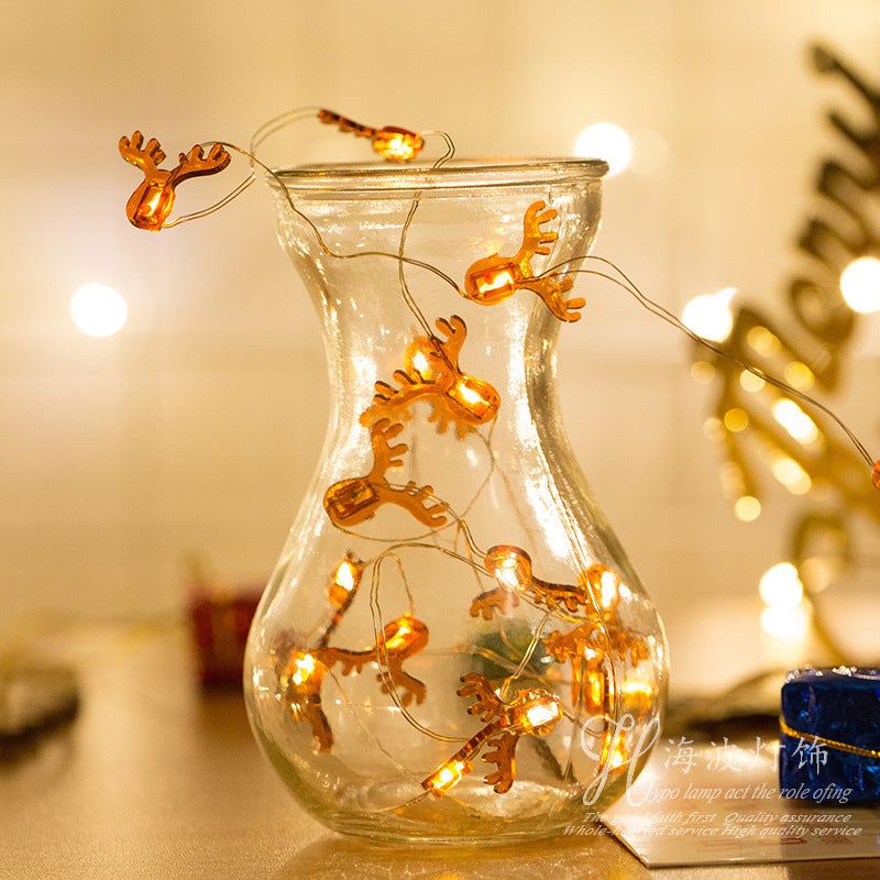 Christmas Gift Bell Christmas Tree Elk Maple Leaf Crutch