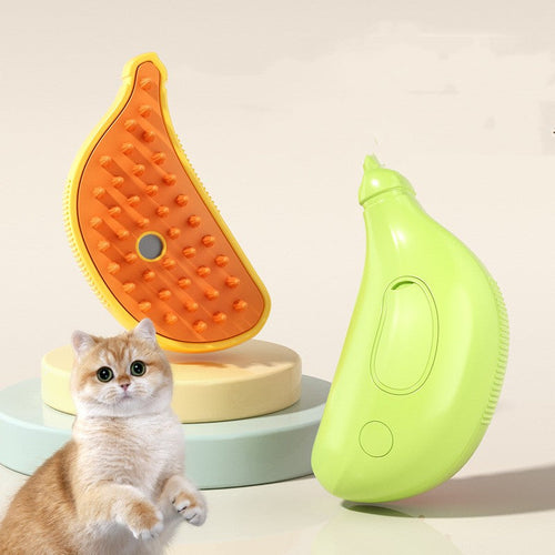 3 In 1 Pet Steam Brush Cat Dog Cleaning Steamy Spray