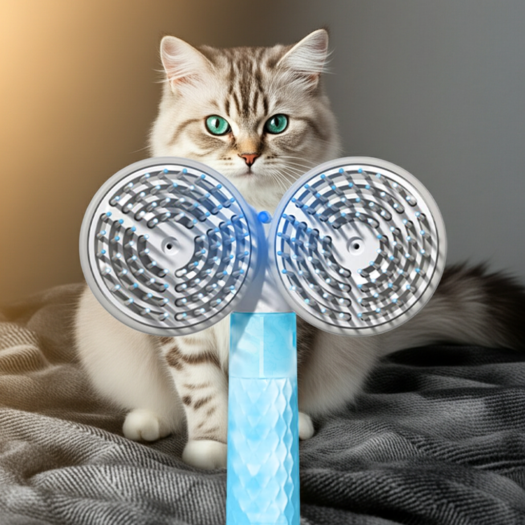 Self-Cleaning Pet Slicker Brush